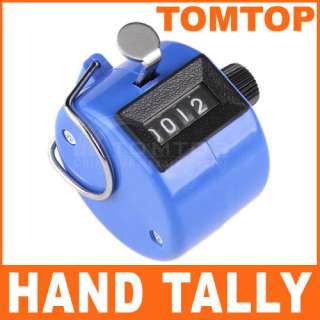 Handheld 4 Digit Number Tally Counter Clicker Golf  