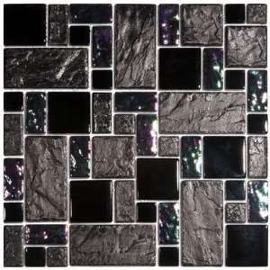  Eden 11 3/4 x 11 3/4 Glass and Stone Versailles Mosaic 