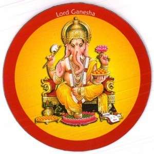 FRIDGE MAGNET ~ Hindu elephant God Lord Ganesha Ganesh  