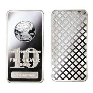  10 ounce solid silver bar .999 fine Guaranteed  Brand New 