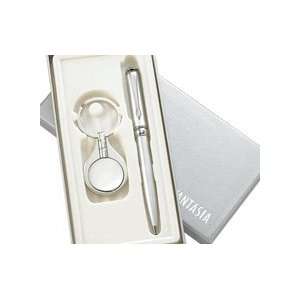  Free Personalized Silver Ball Point Pen & Silver Key Ring 