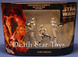 Star Wars ROTS DVD Clone Troopers 3 Pack  Sith  