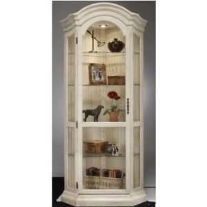  ColorTime Panorama Corner Display Cabinet in Sand Shell 