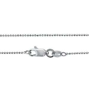   Cut Bead Chain Necklace 20 Inch   Nickel Free Prom jewelry Jewelry