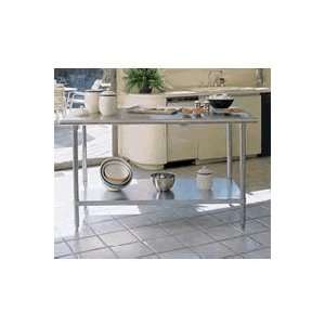   Stainless Steel Commercial Work Table with Undershelf