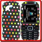 Coated Hard Case Crazy Dots for samsung Gravity 3 T479  