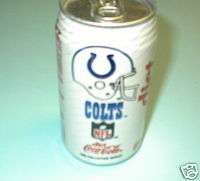1992 COLTS DIET COCA COLA COKE SEALED CAN  