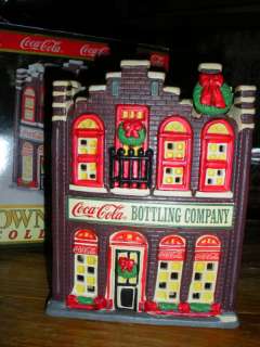 Town Square Coca Cola Bottling Co Lighted Building  
