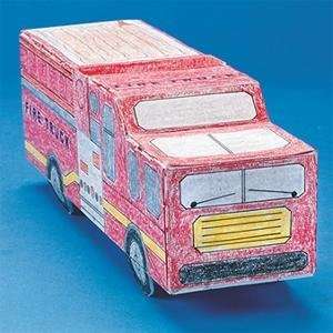  Fire Engine Community Vehicle (Pack of 6) Toys & Games
