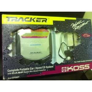  KOSS TRACKER CDP500CP WATER RESISTANT COMPLETE CAR/HOME CD 