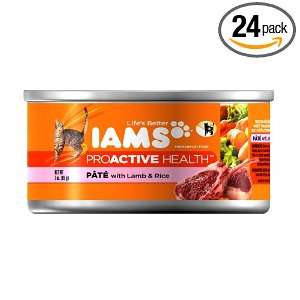 Iams Proactive Health Adult Pate with Lamb and Rice, 3 Ounce Cans 