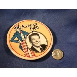  Ronald Reagan Vintage 2 Political Button 1980 Everything 