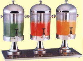 24QT Ice Cooled Cold Juice & Beverage Dispenser TRIPLE  