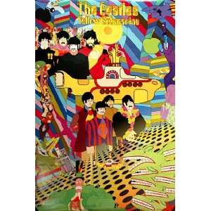    Beatles Yellow Submarine Trippy Giant 40x60 Poster