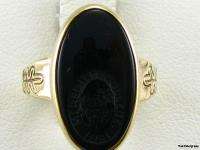 MEREDITH COLLEGE ONYX CLASS RING   10K SOLID GOLD  