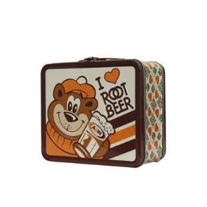  Soda A and W Rootbeer Metal Lunchbox Patio, Lawn & Garden