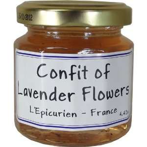 Epicuren Confit of Lavender Flowers  125 g or 4.4 oz.  