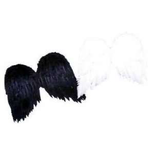 Black Economy Feather Costume Wings (Only Available STANDARD SHIPMENT)