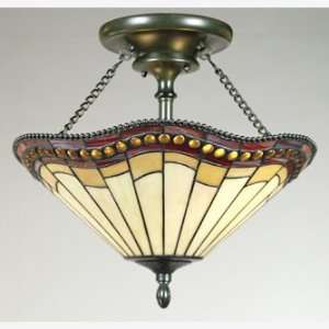  Quoizel semi flush tif vint brnz 16d   NEW Vintage Bronze 