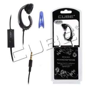  Apple iPhone4/ 3G Earring Style Hands free Headset 3.5mm 