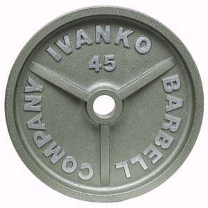 Ivanko OM 45 lb Olympic Plate Pair 