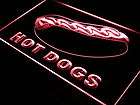 j289 r Hot Dog Dogs Shop Cafe Bar Neon Light Sign