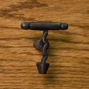  Corkscrew Cabinet Knob   Oil Rubbed Bronze