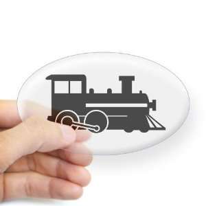  Train Hobbies Oval Sticker by  Arts, Crafts 