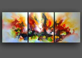   ABSTRACT OIL PAINTING Canvas Contemporary Art Original Handmade D72