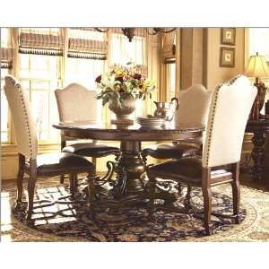  Universal Furniture 5pc Dining Set w/Upholstered Chairs 