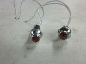   12 VOLT 2 WIRE HOOKUP PILOT INDICATOR DASHBOARD CONTROL PANEL LIGHTS