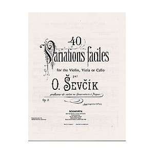 Sevcik Violin Studies 40 Variations Piano Accompaniment  