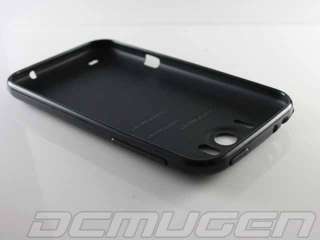 JET BLACK Soft Flexi Hard Gel Phone Case Glossy TPU Cover for HTC 