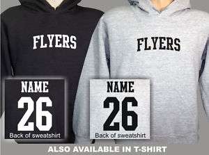 Philadelphia Flyers Sweatshirt Custom Name & Number  