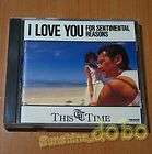 LOVE YOU FOR SENTIMENTAL REASONS THIS TIME CD JAPAN　10　TRACKS 