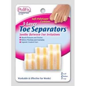 Layer Toe Separators (Pk/6 2 Sm 2 Md 2 Lg)(P280) (Catalog Category 