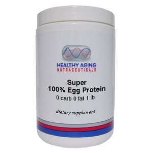 Healthy Aging Nutraceuticals Super 100% Egg Protein 0 Carb 0 Fat 1 Lb