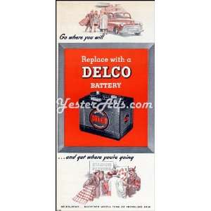  1946 Vintage Ad Delco Remy Wherever wheels turn or 