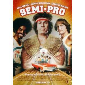  Semi Pro Original 27x40 Double Sided Movie Poster   Not A 