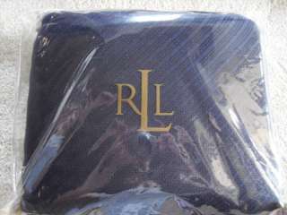 RALPH LAUREN REGENT Diagonal Cotton Blanket F/Q $200NEW  