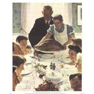  Norman Rockwell   Freedom From Want NO LONGER IN PRINT 