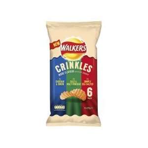 Walkers Crinkles Variety 6X28g x 4  Grocery & Gourmet Food