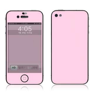 apple iphone 4 skin sticker pastel pink anti scratch waterproof non 
