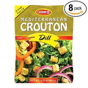 Osem Dill Crouton, 5.25 Ounce Packages (Pack of 8)  