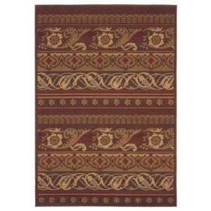 Crown Point Cp15 Brown/Beige 5.3x7.7 Rectangle Rug