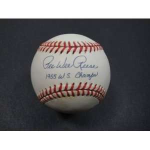   Pee Wee Reese Autograph OBNL Baseball JSA Certified