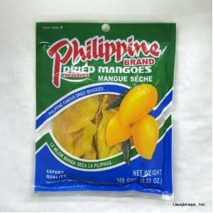 Philippine Brand   Dried Mangoes (Net Wt. 3.53 Oz.)  