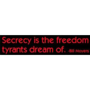  Secrecy is the Freedom Automotive