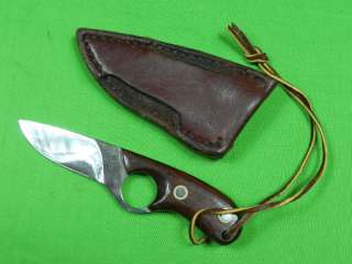 Custom Hand Made M & A SCHROCK Unusual Hunting Knife & Sheath  
