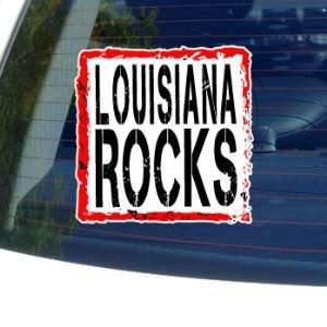  Louisiana Rocks   Window Bumper Laptop Sticker Automotive